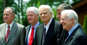 Billy Graham entre presidentes