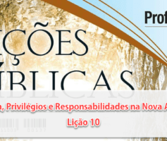 Dádiva, Privilégios e Responsabilidades na Nova Aliança