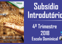 As parábolas de Jesus – Subsídio introdutório