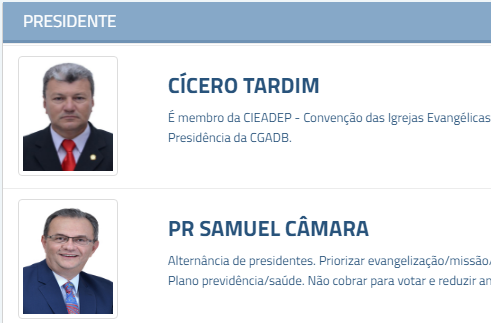 Candidatos CGADB - SCYTL