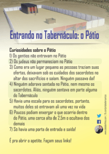 Cartaz Pátio do Tabernáculo